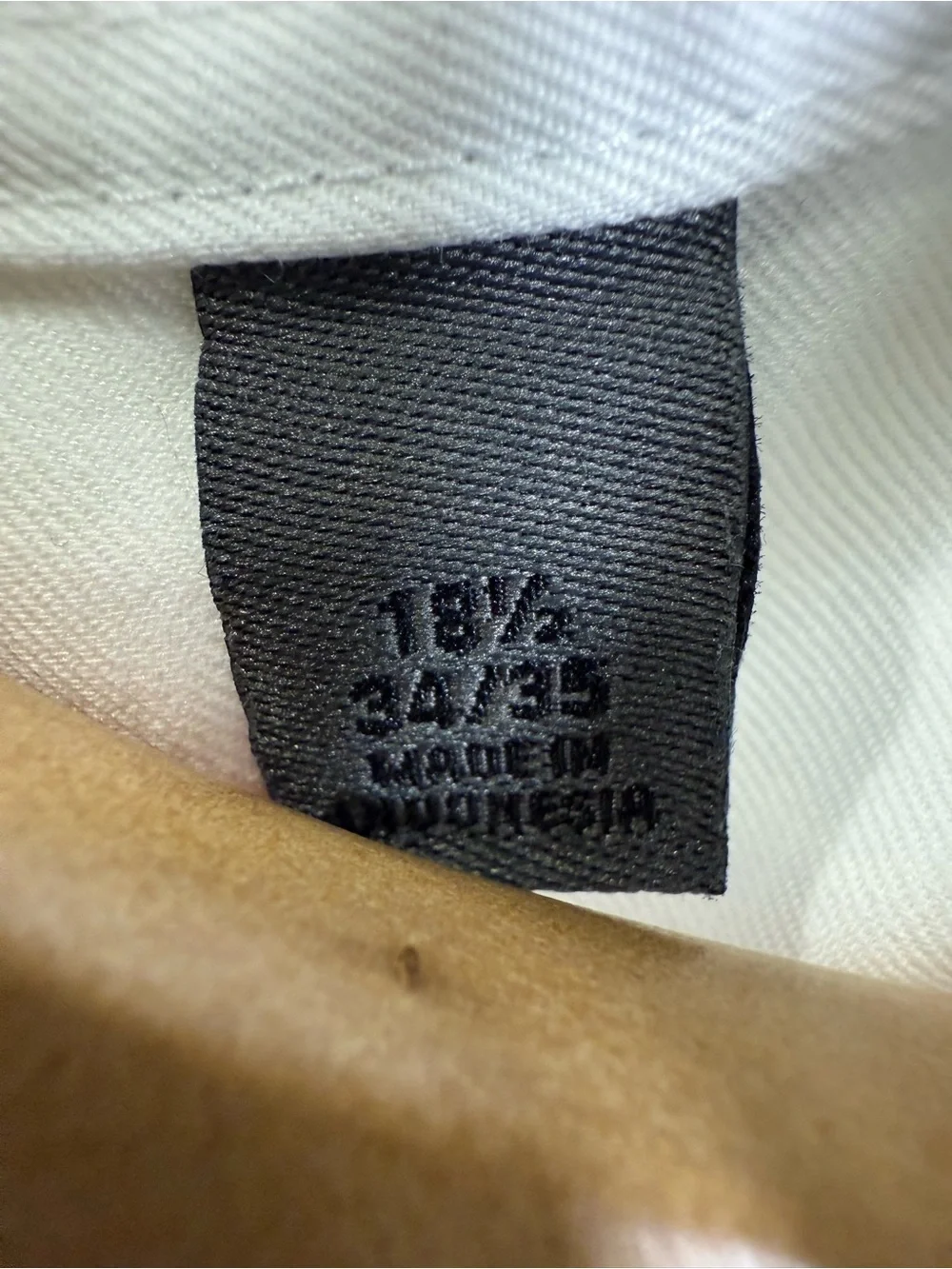 Calvin Klein White Men's Dress Shirt - Spread Collar